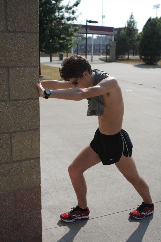 cross country practice on August 14